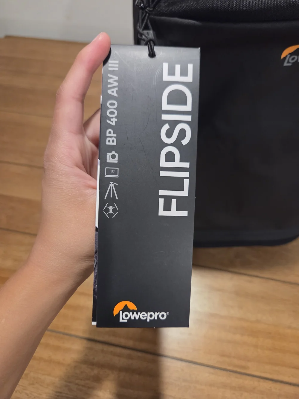 Lowepro Black Camera Bapack Flipside BP 400 AW III
